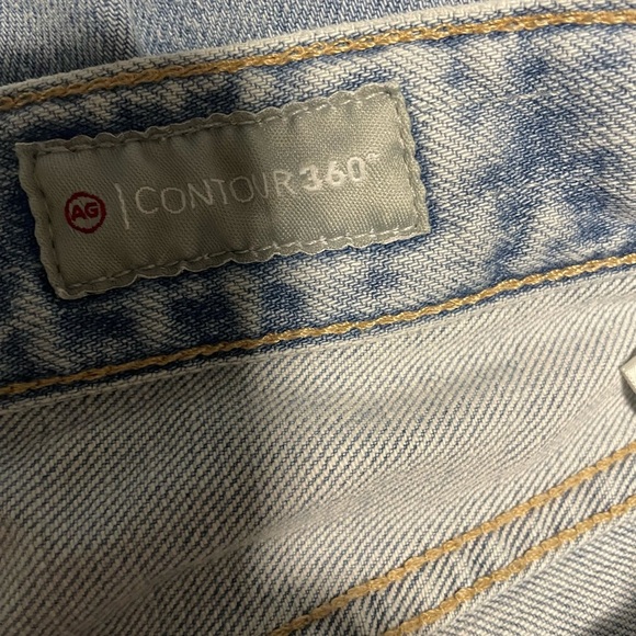 ag Adriano Goldschmied jeans ex boyfriend slim slouchy contour 360 chewed hem - Picture 4 of 7